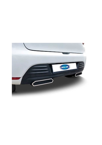 Renault Clio 4 Arka Difüzör 2 Parça 2012-2019 Arası