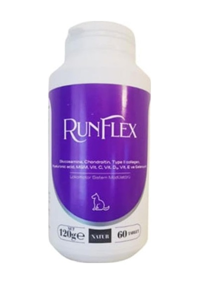 Natur Runflex Köpek Glukozomin Chondroitin Collagen 60 Tablet