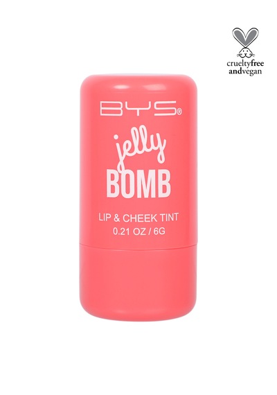 Bys Jelly Bomb Lip & Cheek Tint Coral Crush Mercan Ton Dudak & Yanak İçin Nem Veren, Canlı Tint 42 Coral Crush