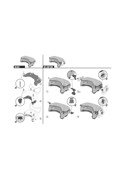 Atv Arka Çantası Loncın X-wolf 700 Siyah