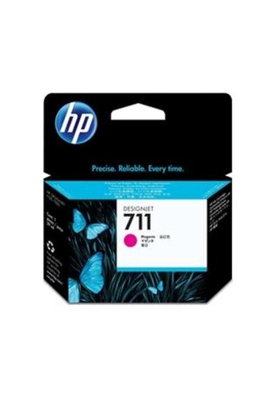 Hp 711 Magenta Kırmızı 29ml Plotter Kartuşu Cz131a Kdo