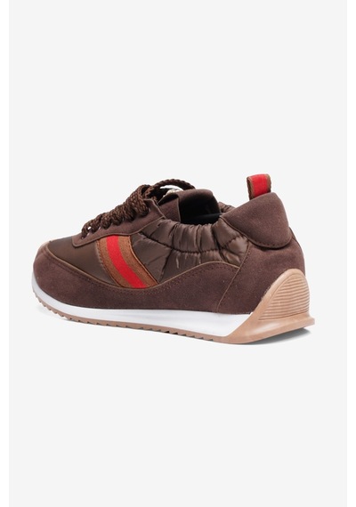 Mubiano Kadın Paraşüt Sneaker Süet Detaylı Taş Aksesuarlı Günlük Spor Ayakkabı Leya Kahverengi Mubiano Kadın Paraşüt Sneaker Süet Detaylı Taş Aksesuarlı Günlük Spor Ayakkabı Leya Kahverengi