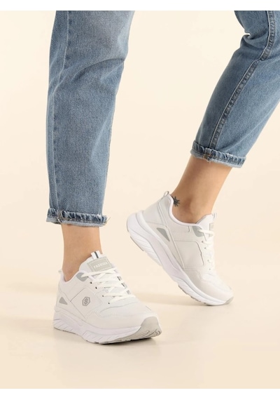Queen Step 2105 Unisex Spor Ayakkabı Beyaz