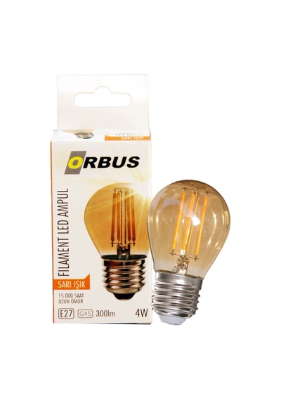 Orbus ORB-GA45 4W E27 300LM Ampul Amber