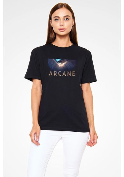 Adrift Arcane Siyah Unisex Tişört T-shirt Siyah