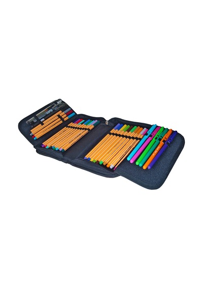 Jacbag Cover Sert Kapaklı Kalem Kutu Siyah