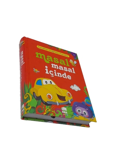 Masal Masal İçinde 320 Sayfa Resimli Ciltli Sert Kapak 1 Adet Çok Resim Az Yazı Öykü ve Masal Kitabı