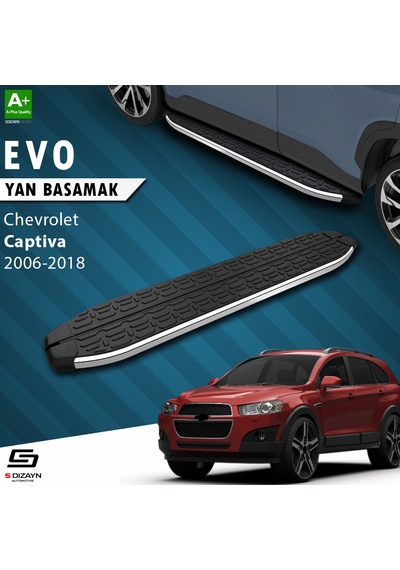 S-dizayn Chevrolet Captiva Evo Krom Yan Basamak 183 Cm 2006-2018