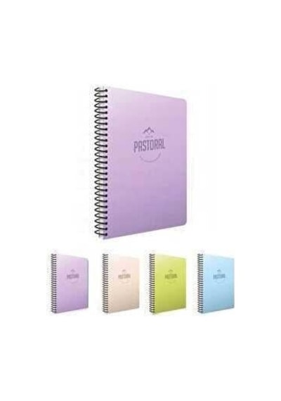 Pastoral Pp Kapaklı A4 Spiralli 60 Yaprak Çizgili Defter 12'li Paket