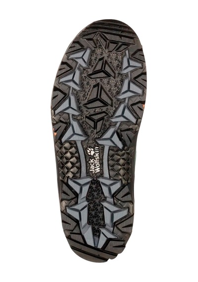 Jack Wolfskin Vojo Wt Texapore High Çocuk Outdoor Bot Renkli Yeşil