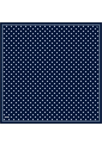 Armine İpek Eşarp 2026 Yaz - 9544-81 Lacivert Twill