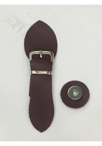Karantuhafiye Tokalı Mıknatıs Çanta Mıknatısı Bordo Bordo