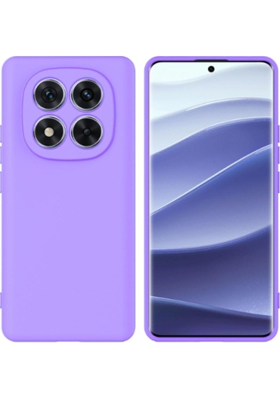Redmi Note 14 Pro Plus Uyumlu Silikon Kılıf - Pastel Renk Tonu Esnek Tam Koruma Kapak  - Lila