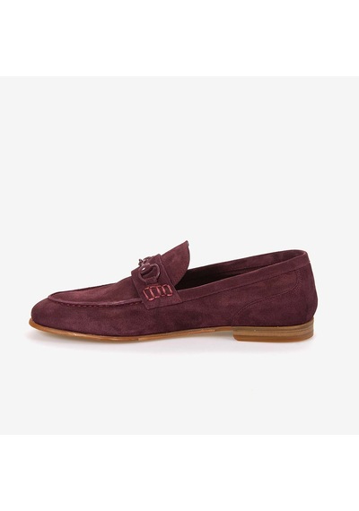Andrea Giovanni Erkek Loafer Ayakkabı 24159 Rio Red Sued