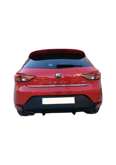 Seat Leon Mk3 - 5f (2013-2016) Style Uyumlu Arka Tampon Eki - Dif