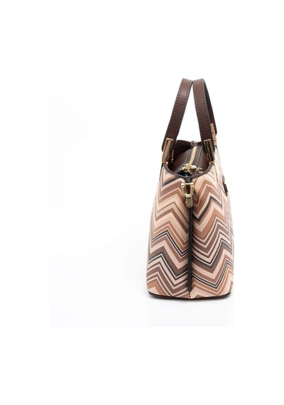 Silver & Polo Silver Polo Nut - Kahve Sp987 Kadın El Çantası Nut - Kahve Çok Renkli