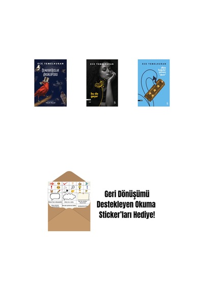 Olmayan Kuşlar Ansiklopedisi + Bu Da Geçer + Dilsiz Kuğular Zamanı Devir + Okuma Sticker'ları