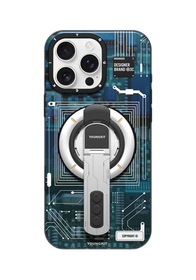 Technology Serisi Telefon Ve Tabletler İçin Magnetik Ring Stand Beyaz