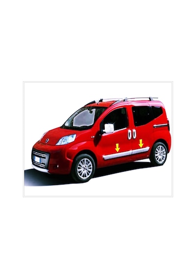 Fiat Fiorino Krom Yan Kapı Çıtası 4 Kapı 2008 Üzeri P. Çelik