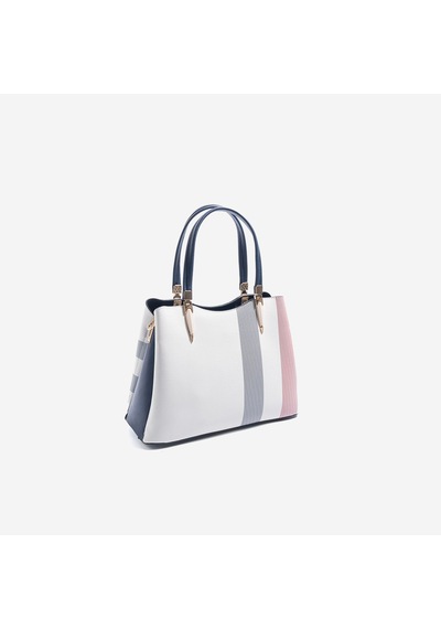 Kadın Silver & Polo Sp1205-m3 Sılver Polo El Çantası Beyaz-lacivert Beyaz - Lacivert