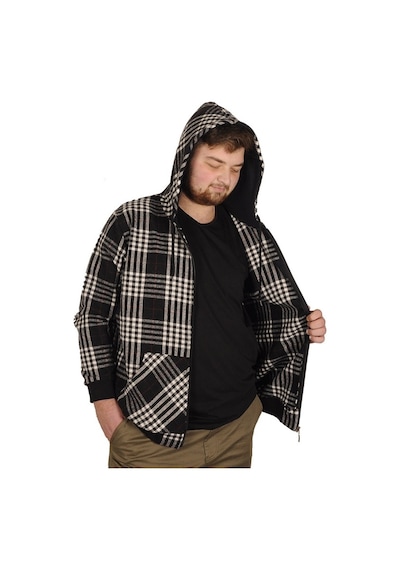 Mode Xl Büyük Beden Erkek Sweatshirt Kapşonlu 20579 Siyah 001