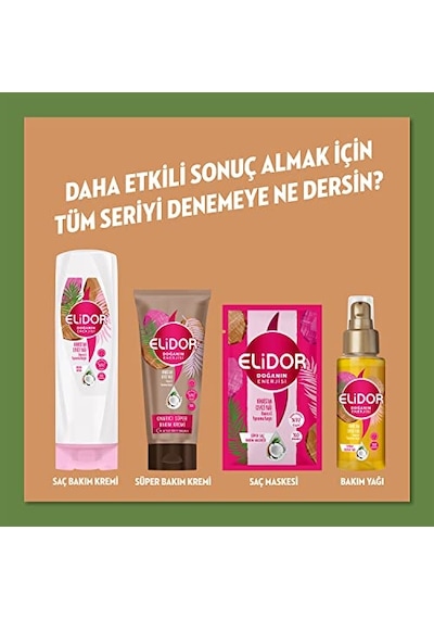 Tr Doğanın Enerjisi Saç Bakım Şampuanı Hindistan Cevizi Yağı Onarıcı Yıpranma Karşıtı 400 Ml