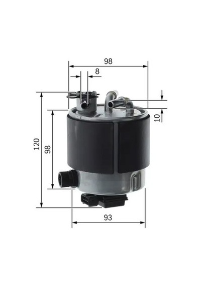 Bosch F026402126 Yakit Filtresi 16400jd50c 16400jd52c 16400jd52e