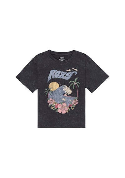 Roxy Roxy Gone To California Kız Çocuk Gri Tişört Kta0 SIYAH