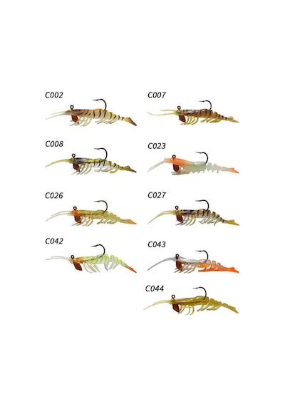 Osaka Caridina Shrimp 7.62Cm 6.5Gr Tpe Yumuşak Silikon Karides