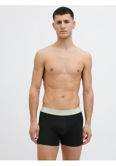 Jack & Jones Jactom Bamboo Erkek 3 Lü Set Siyah Boxer 12277176