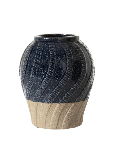 Lexroo Wavy Seramik Vazo 19 X 23 Cm Çok Renkli