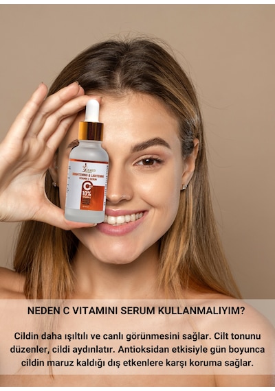 Jamed Beauty Aydınlatıcı ve Canlandırıcı Vitamin C Serum 30 ML