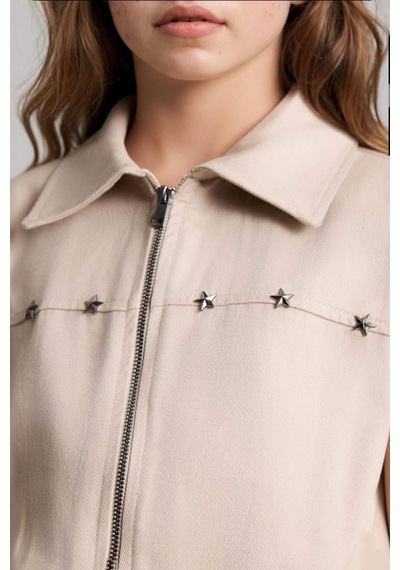 Defacto Gabardin Tulum Kız Çocuk H0718a826spbg791 Bej-bg791