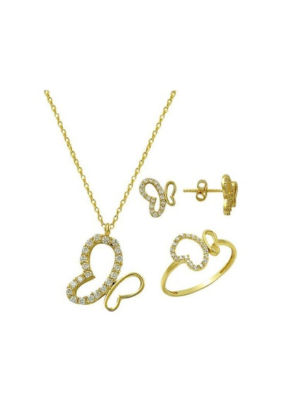 Üçlü Set Kelebek 5,00 Gram 14 Ayar Altın