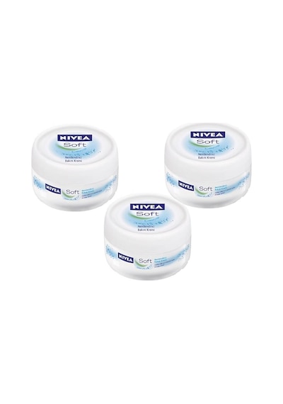 Nivea Soft Nemlendirici Bakım Kremi 3 x 200 ML