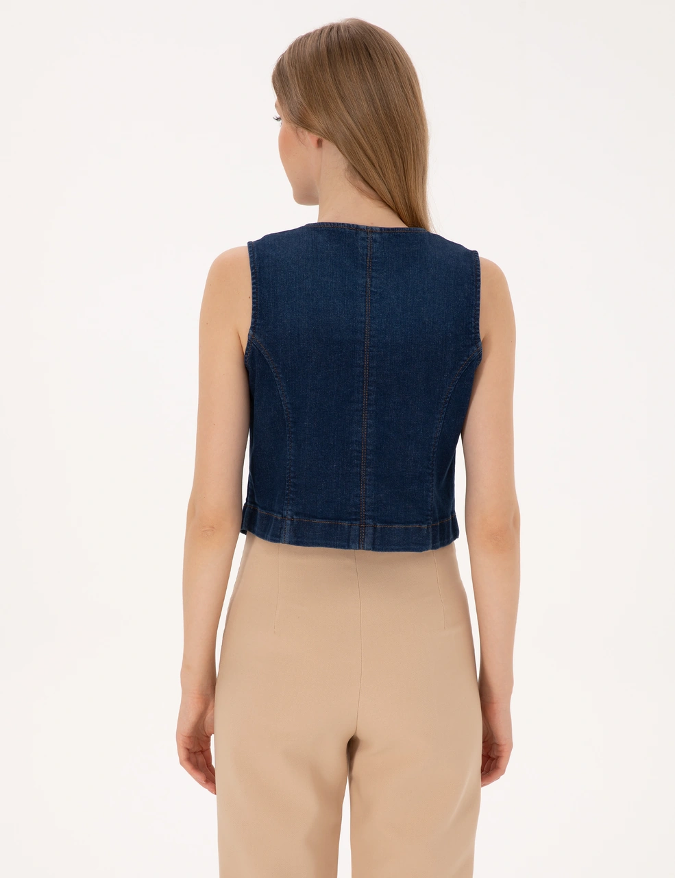 Pierre Cardin Kadın Koyu Mavi Ceket Denim 50310552-vr032