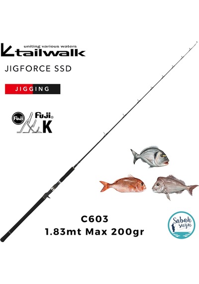 Tailwalk Jigforce Ssd C603 1.83mt Max 200gr S2p Tetikli Jigging Kamış