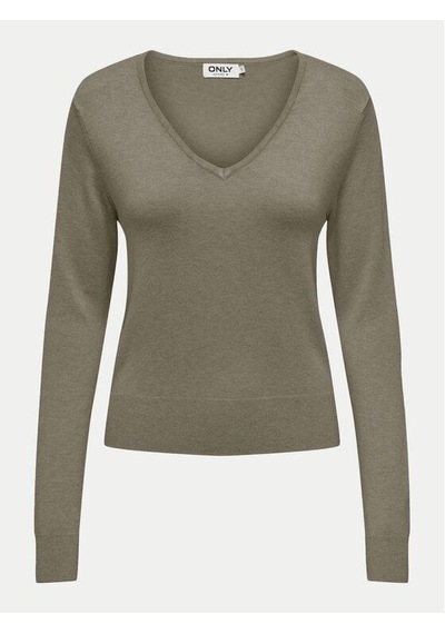Onlvenıce Lıfe Ls Vneck Pullo Knt Noos Kadın Kazak 15333990 Gri