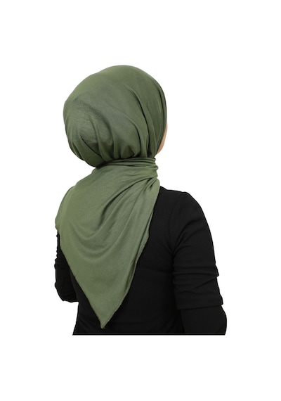 Modish Group Şal Tesettür Başörtüsü Premium Kumaş Eşarp Uzun Islami Giyim Viskon - Haki Haki