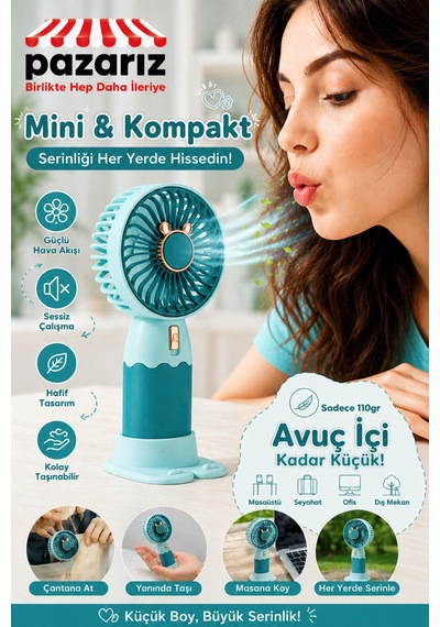 Mini Taşınabilir Fan Ayrılabilir Telefon Tutucu Özellikli Stand Sevimli Tasarımı Küçük Vantilatör Usb Şarj Edilebilir Sevimli Ayı Taşınabilir Yelpaze Şarjlı Vantilatör 5v Rüzgar Hızı Masaüstü Mini Taşınabilir Fan Ayrılabilir Telefon Tutucu Özellikli Stand Sevimli Tasarımı Küçük Vantilatör Usb Şarj Edilebilir Sevimli Ayı Taşınabilir Yelpaze Şarjlı Vantilatör 5v Rüzgar Hızı Masaüstü