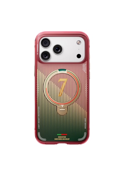 Torras Apple iPhone 17 Pro / 18 Pro Uyumlu Ostand Q3 Air World Cup Serisi Magsafe Kılıf Kırmızı Yeşil
