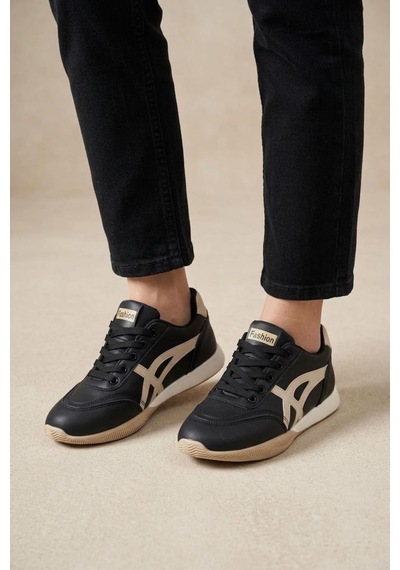 Papuçcity Dvmd 03441 Kadın Sneakers Spor Ayakkabı Siyah Papuçcity Dvmd 03441 Kadın Sneakers Spor Ayakkabı Siyah