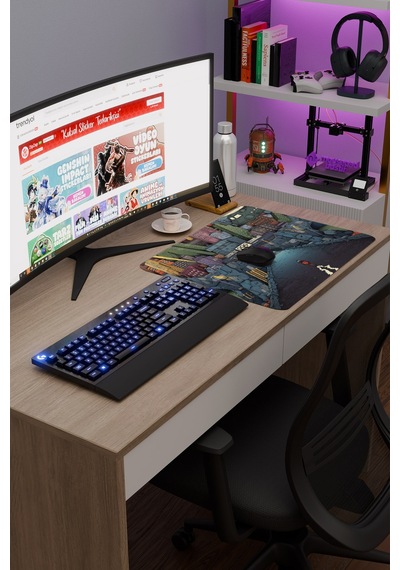 Akira Anime V3 - 48x40 Xl Gaming Kauçuk Kaymaz Taban Mouse Pad Fare Altlığı