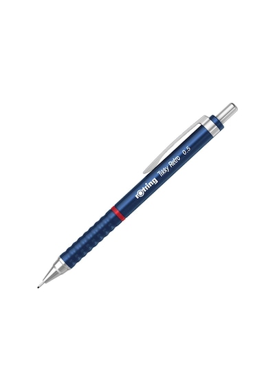 Rotring Tikky Retro Metalik Versatil Kalem Uçlu Kalem 0.5 Metalik Mavi