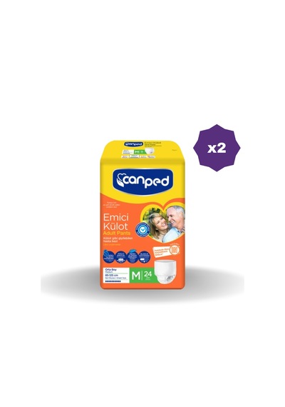 Canped Emici Külot M Boy 24 Lü - 2 Adet Diğer