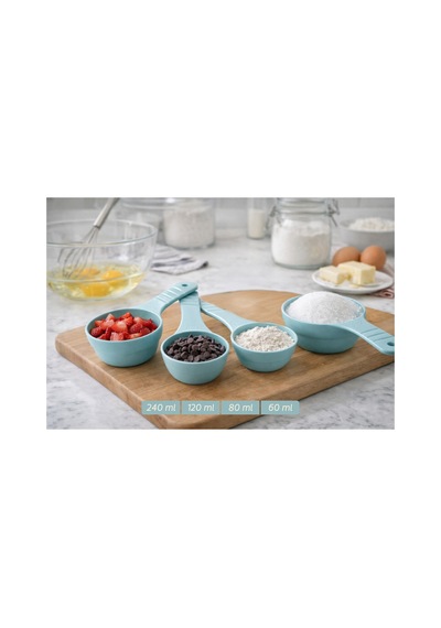 Emilahome Blendy Ölçü Kaşığı Seti 4'lü Set Turkuaz - 868903649 Turkuaz
