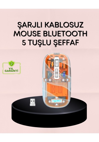Hafif Ve Taşınabilir Fare 43 Gram, Otomatik Uyku Modlu Standart