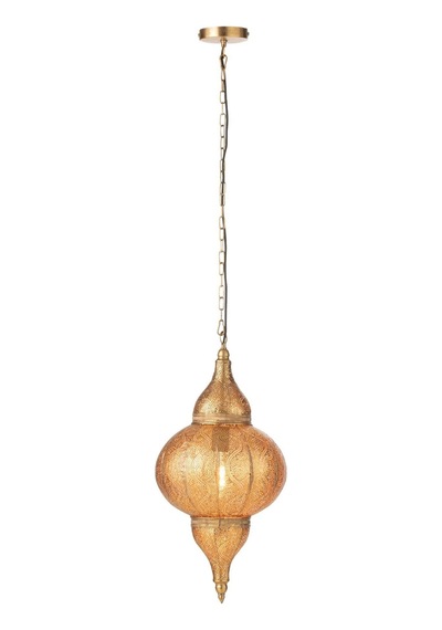 Asılı Metal Lamba Altın 65cm Altın