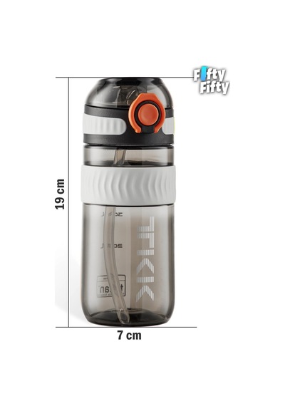 Tkk 550 Ml Pipetli Bpa İçermeyen Taşıma Kulplu Tritan Su Matarası Fftkk1016-550mlpipetli Pembe
