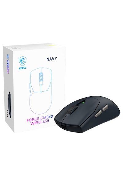 Msı Forge Gm340 Wıreless Navy Pixart 3311 Sensör Rgb Kablosuz Gaming Mouse Forge Gm340 W Navy
